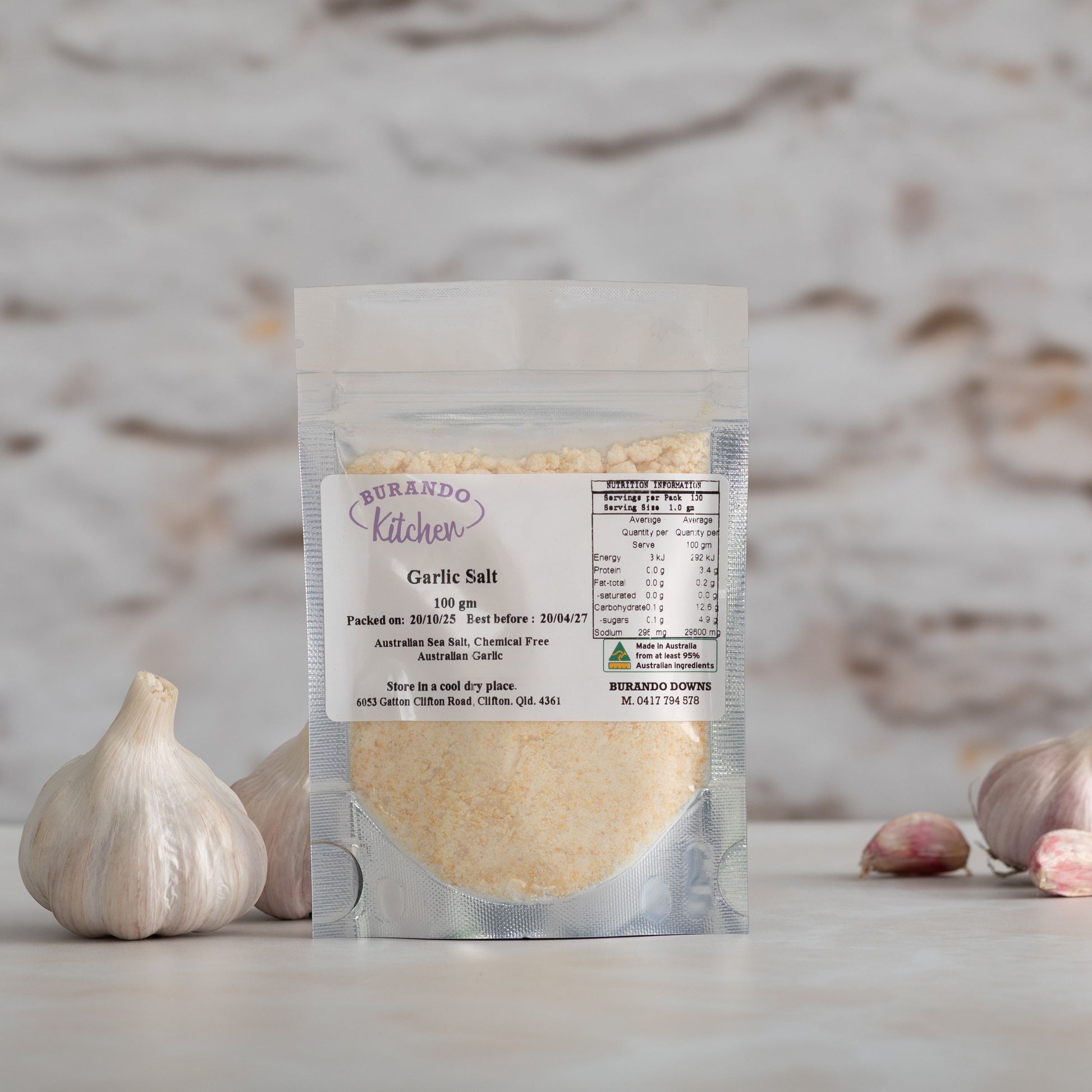Burando Kitchen garlic salt