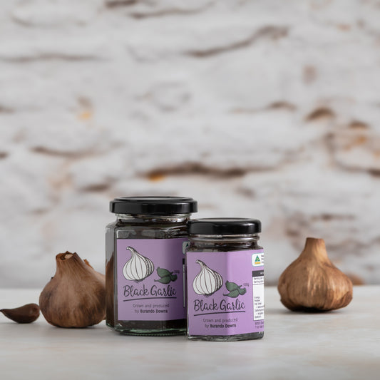 burando downs black garlic puree