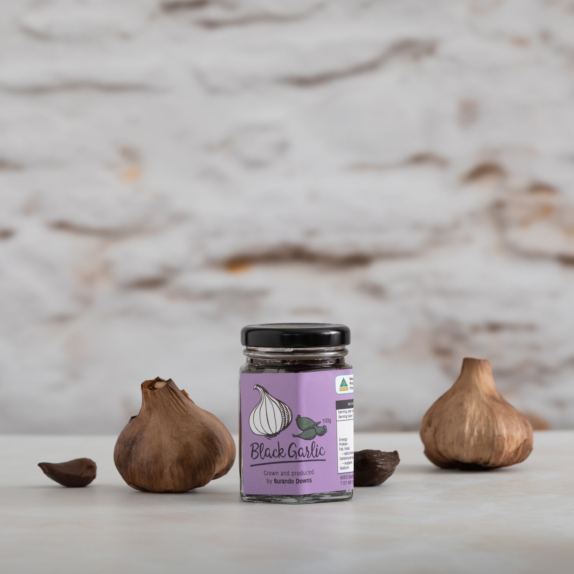 burando downs black garlic puree 100g